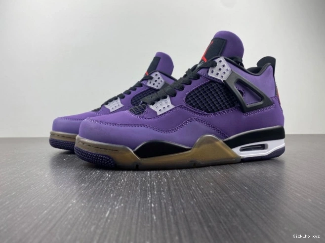 (FRIENDS PURPLE 766296 RETRO FAMILY) AND TRAVIS LN4 SCOTT 4 JORDAN 0626